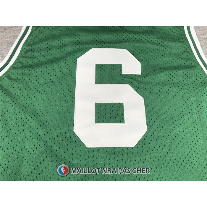 Maillot Boston Celtics Bill Russell NO 6 Hardwood Classics 1962-63 Vert
